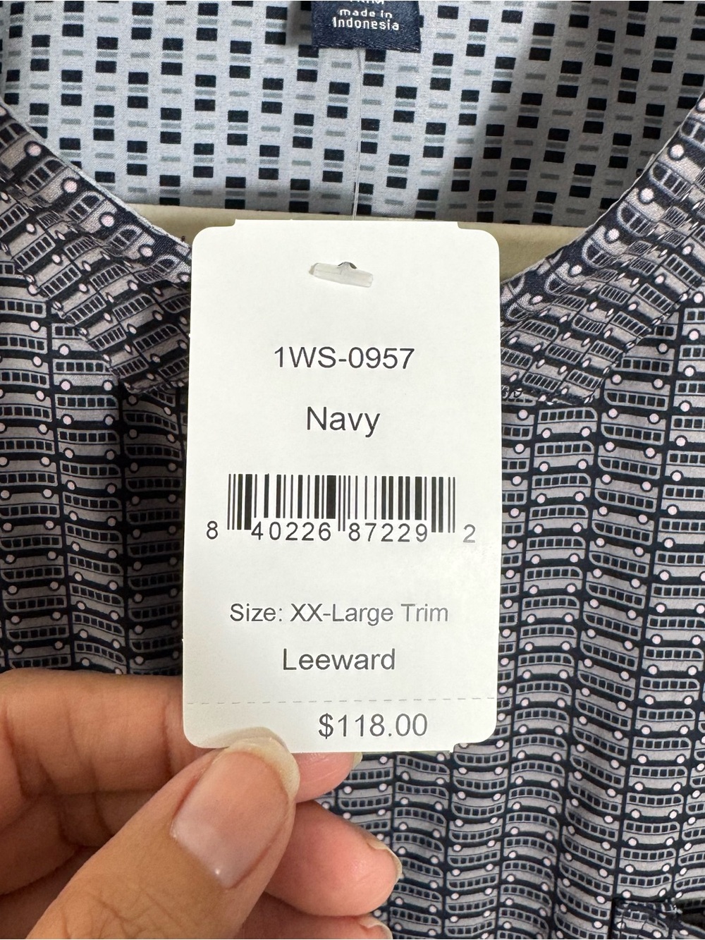 Mizzen + Main Leeward XXL Trim Bus Print Performance Shirt NWT